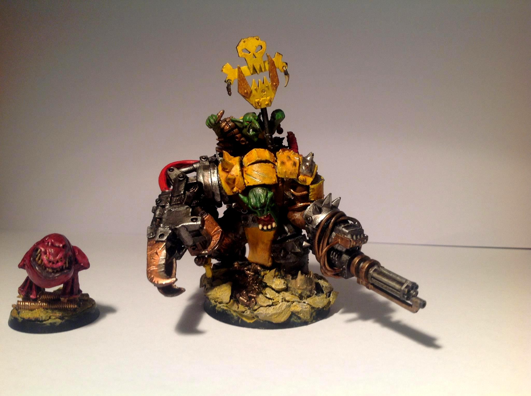 Attack Squig, Cybork, Orks, Warboss, Warhammer 40,000 Warboss 1 Gallery DakkaDakka